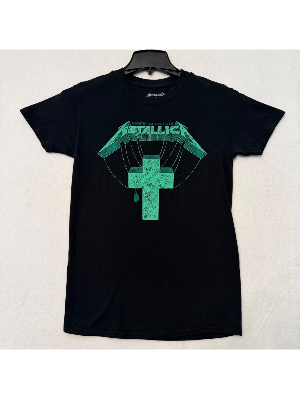 Metallica Master Of Puppets T-Shirt Size SMALL Black Green Official Merch